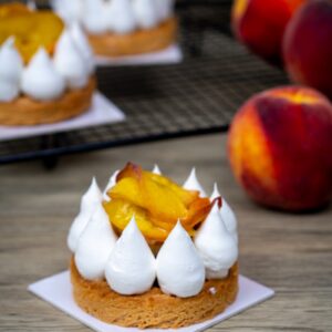 Tarte Pêche Basilic