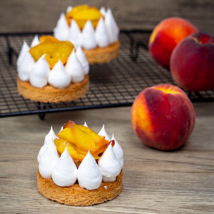 Tarte Pêche Basilic